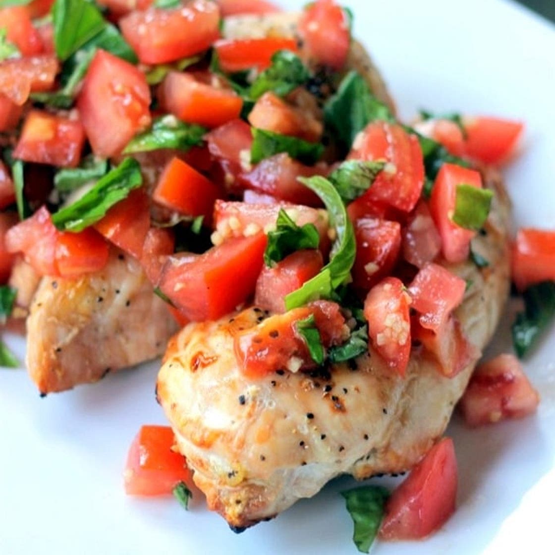 Skinny Bruschetta Chicken