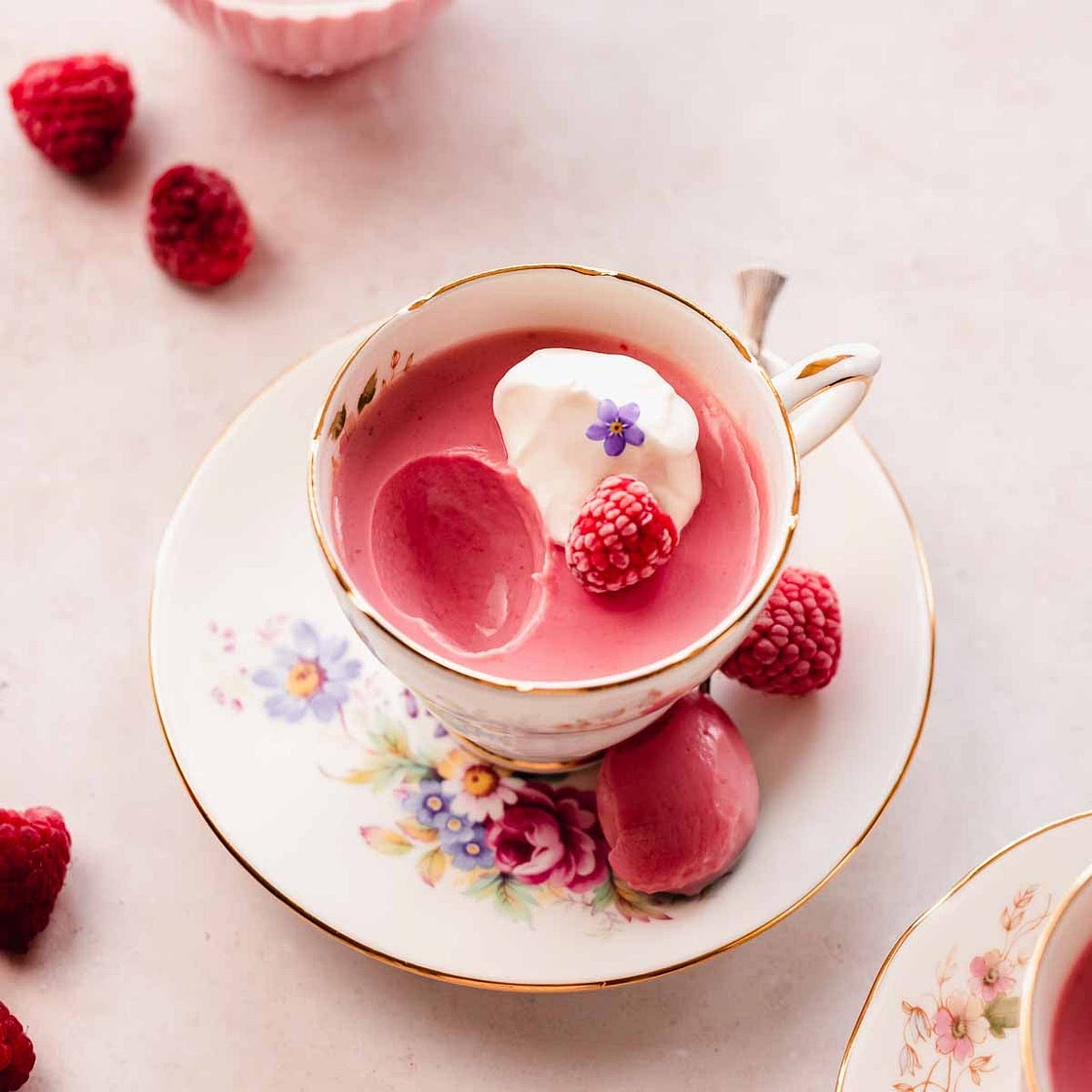 Raspberry Posset