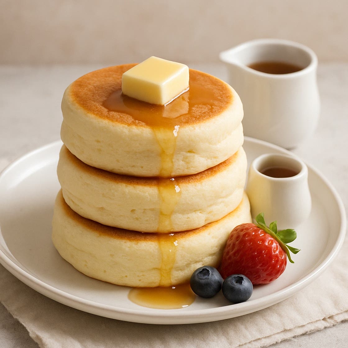 Fluffy Japanese Pancakes