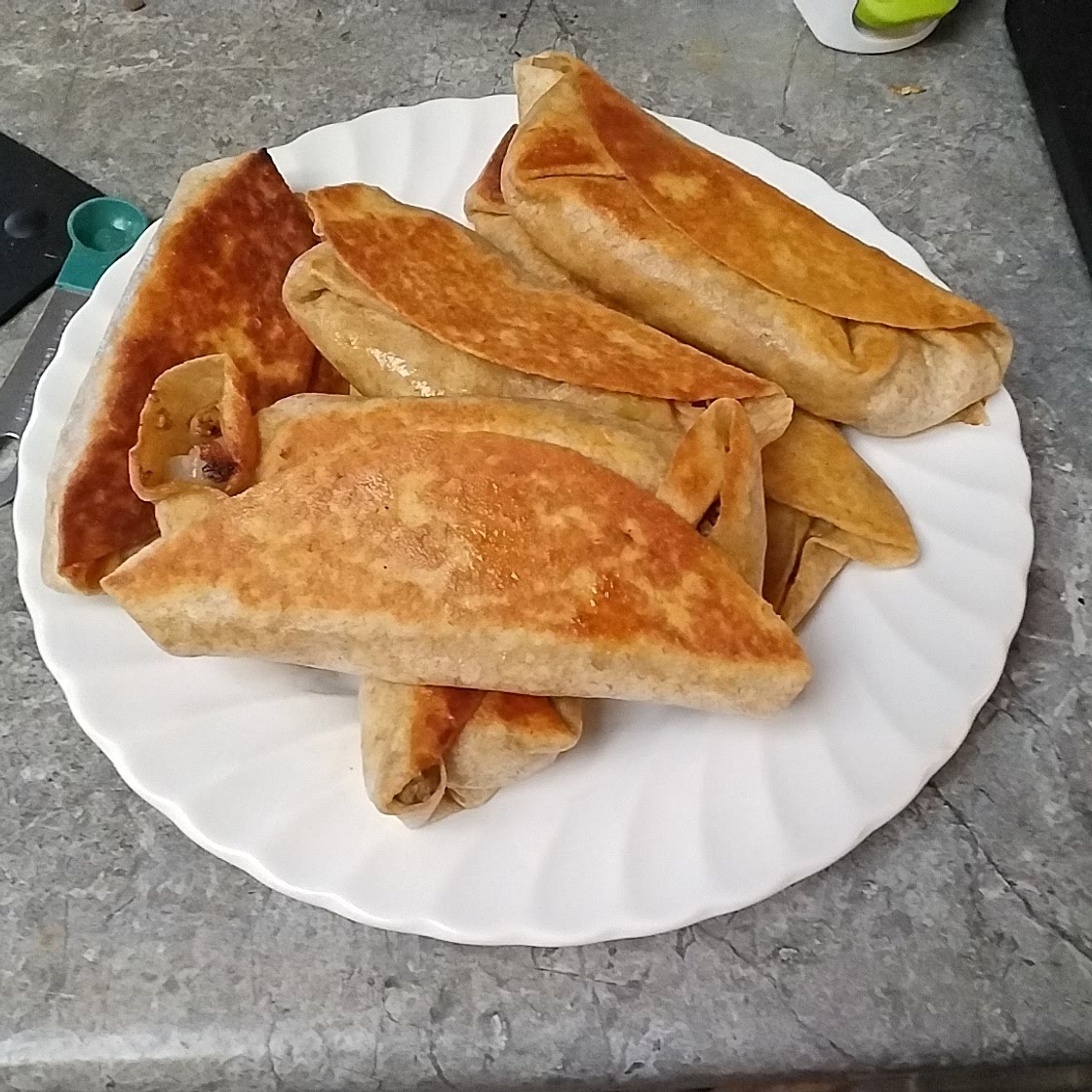 Grilled Beef Chimichangas