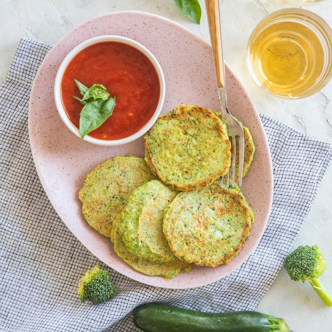 Green Veggie Pancakes
