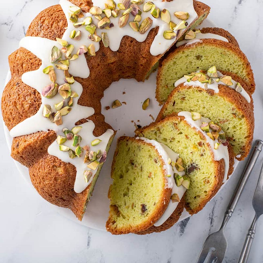 Pistachio Pudding Cake