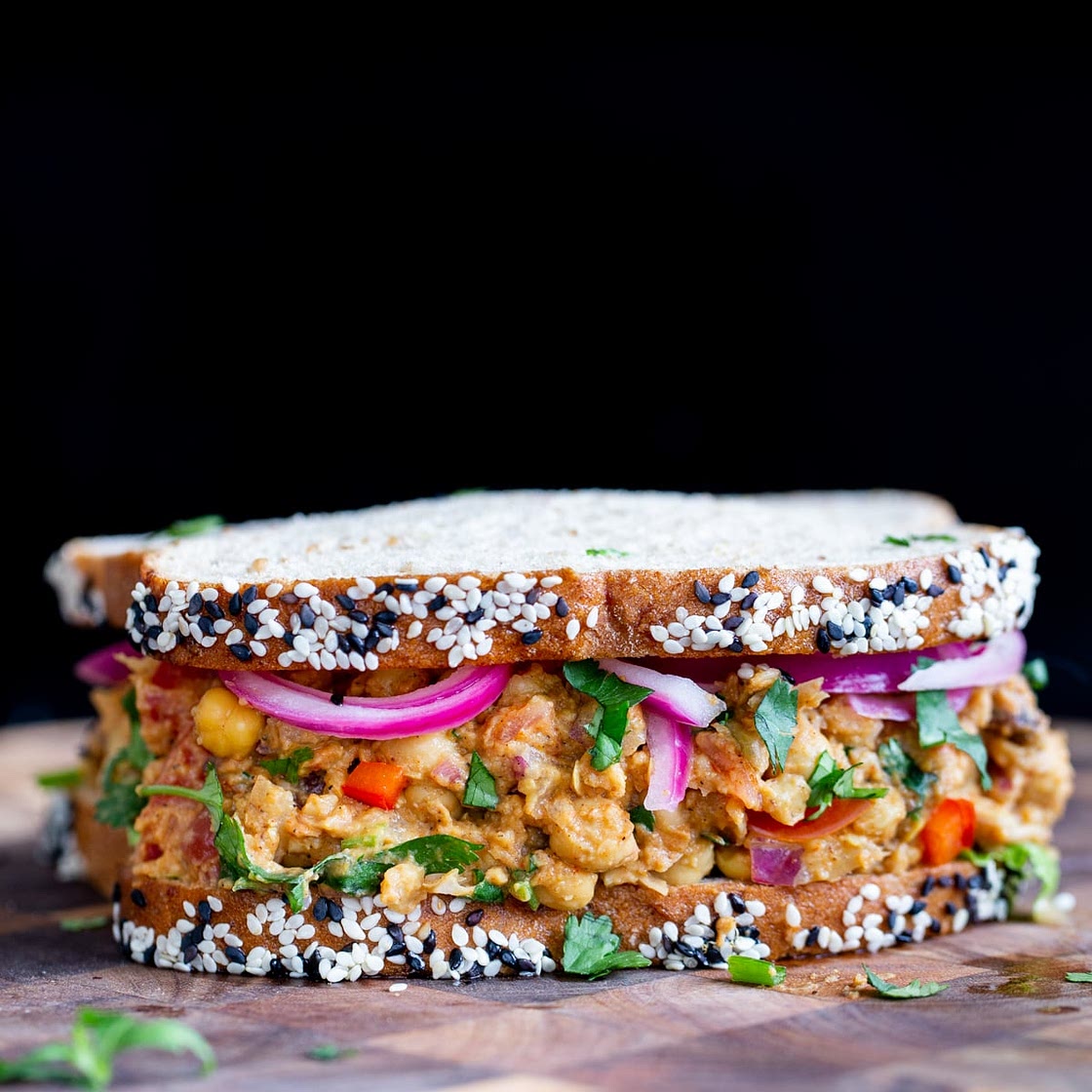 Curried Chickpea Salad Sandwich