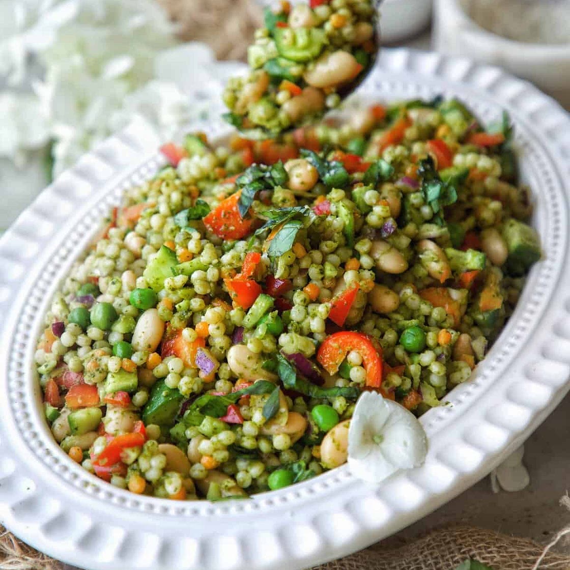 Pesto Couscous Salad