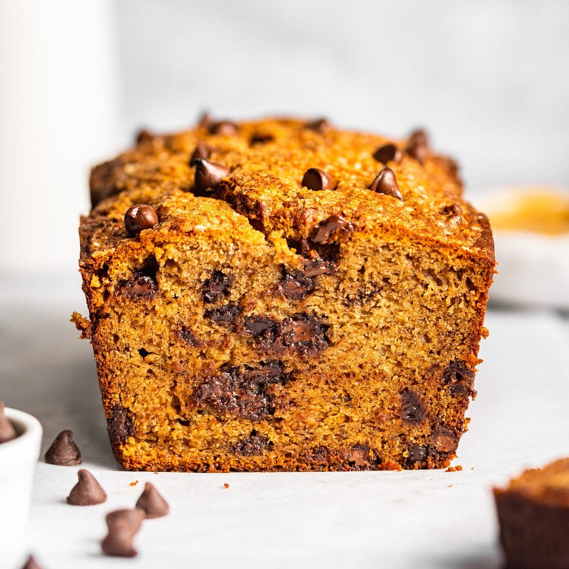 Peanut Butter Chocolate Chip Banana Bread