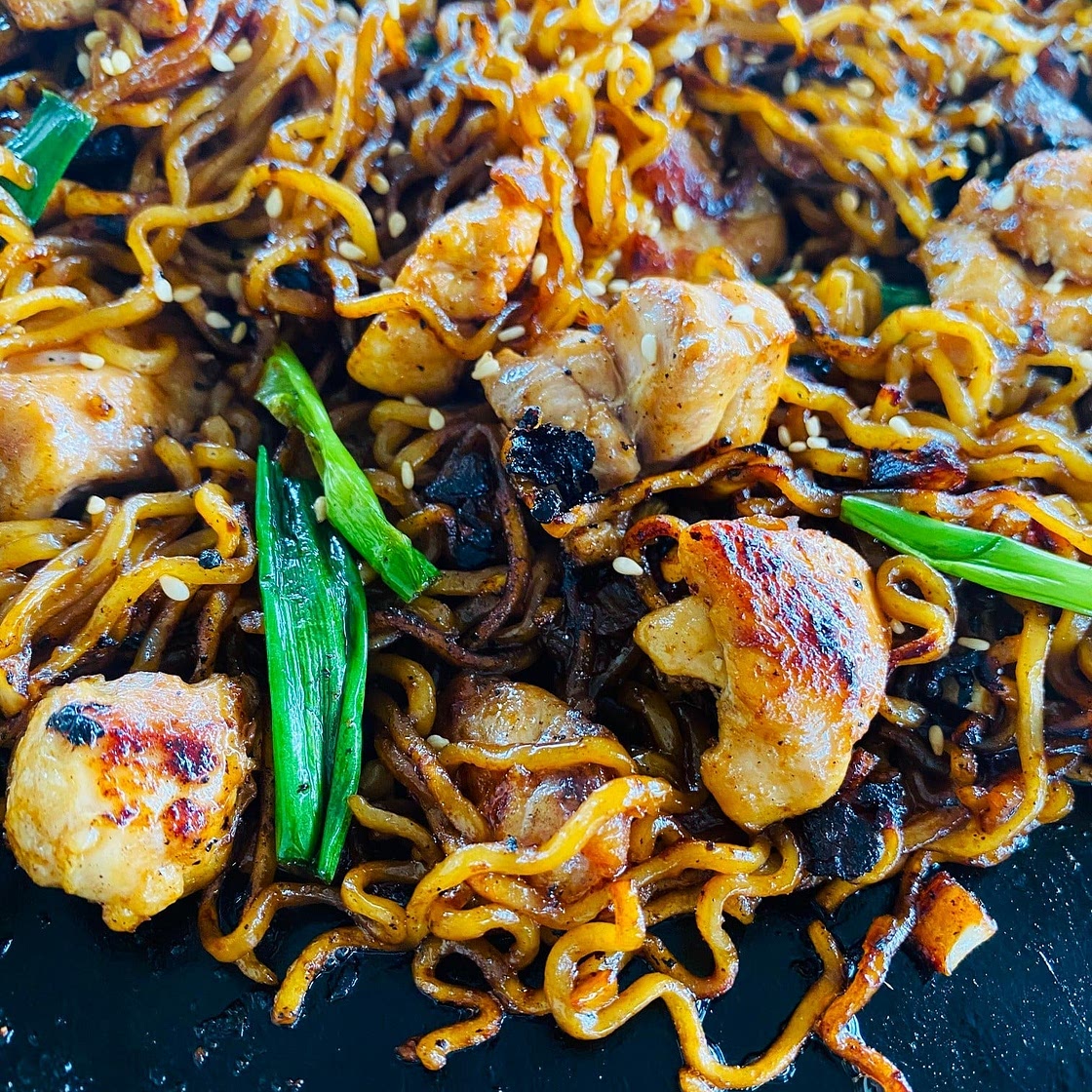 Blackstone Japanese BBQ Ramen Noodles