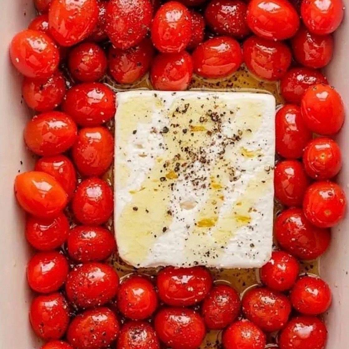 Pâtes sauce tomate feta