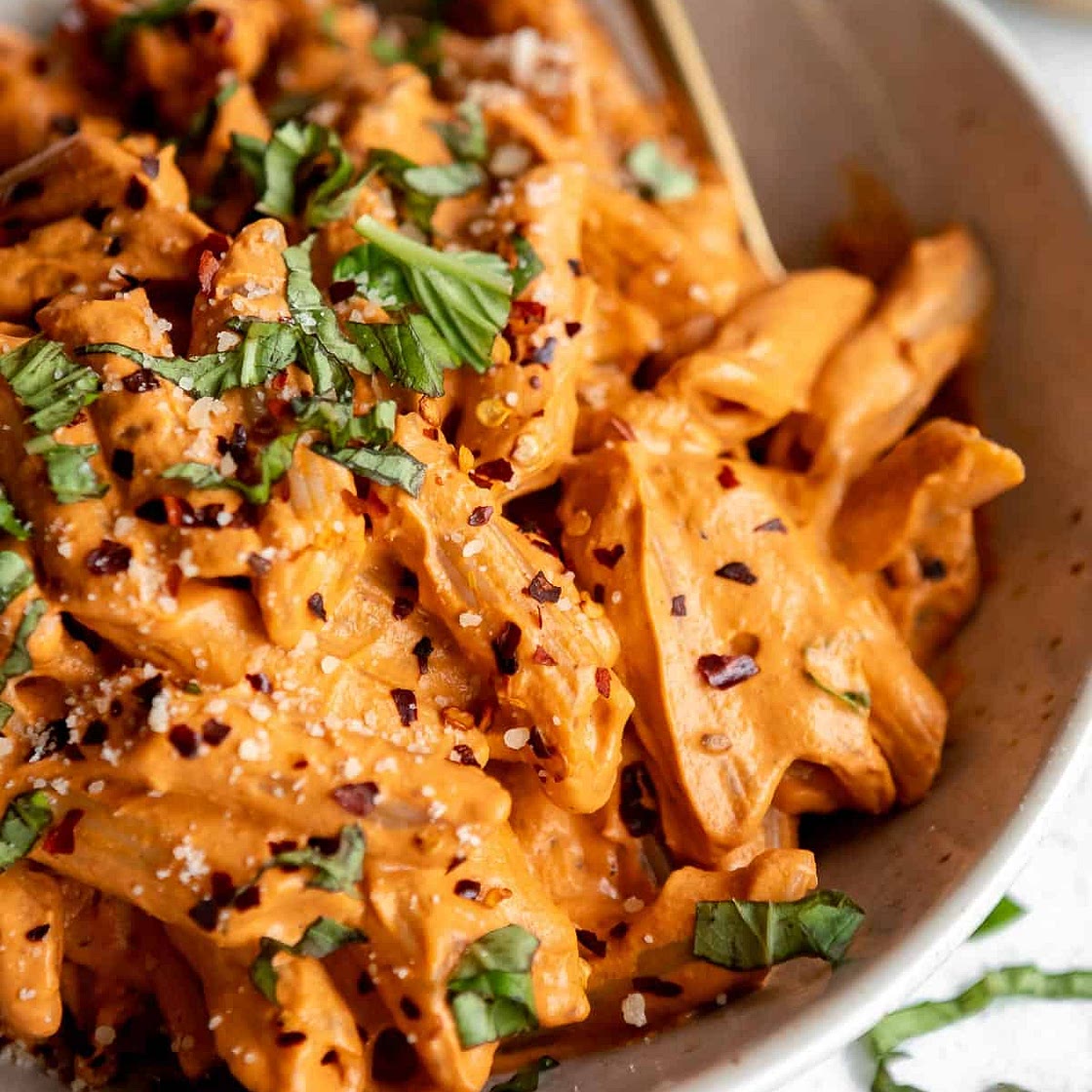 Vegan Sun-dried Tomato Tahini Pasta