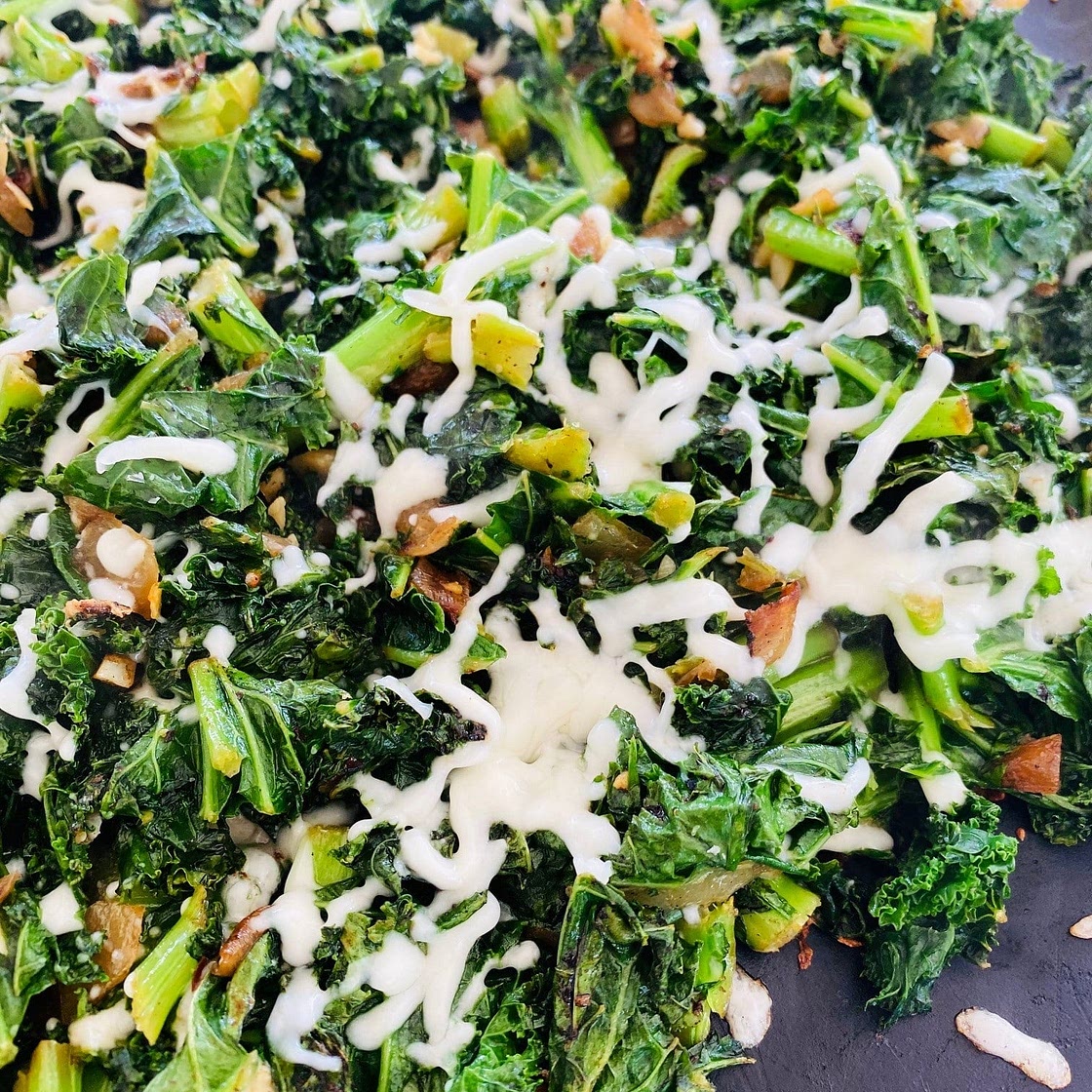 Blackstone Lemon Parmesan Kale