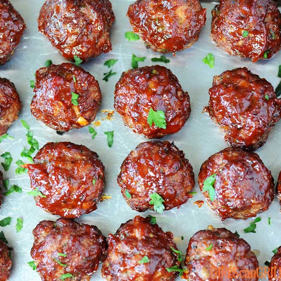 Smoked Fireball Whisky Meatballs