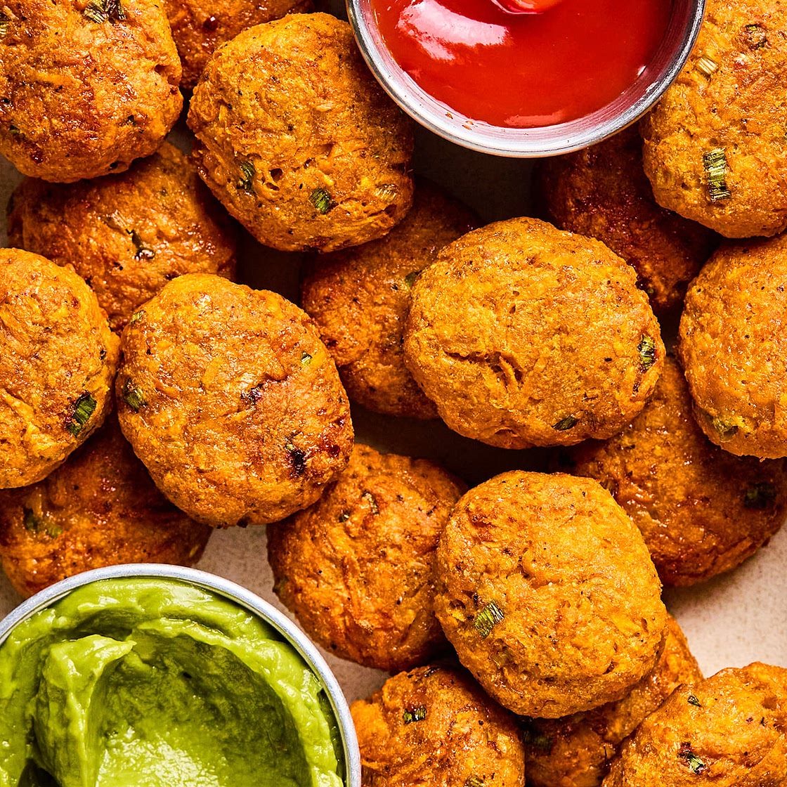 Sweet Potato Chicken Poppers