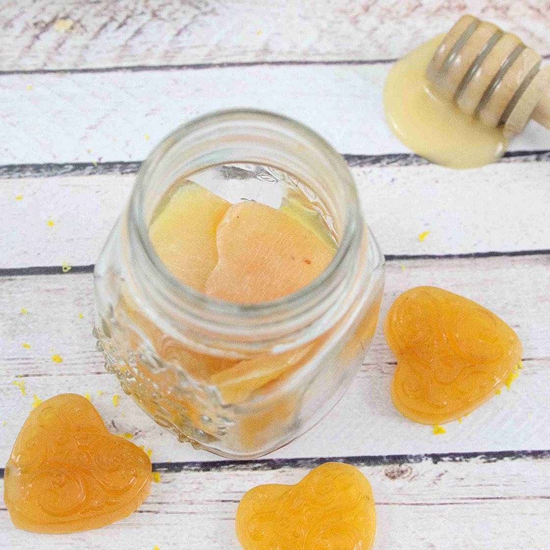 Homemade Honey Lemon Cough Drops