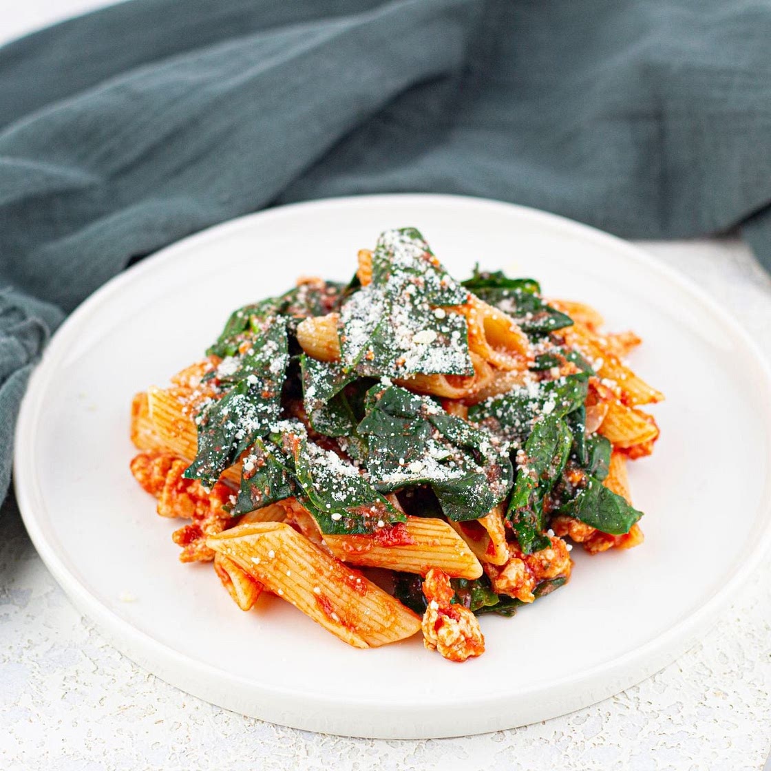 Healthy Ground Turkey Pasta