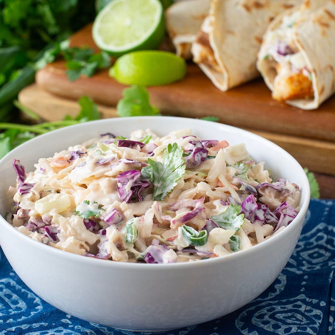Coleslaw for Fish Tacos Recipe