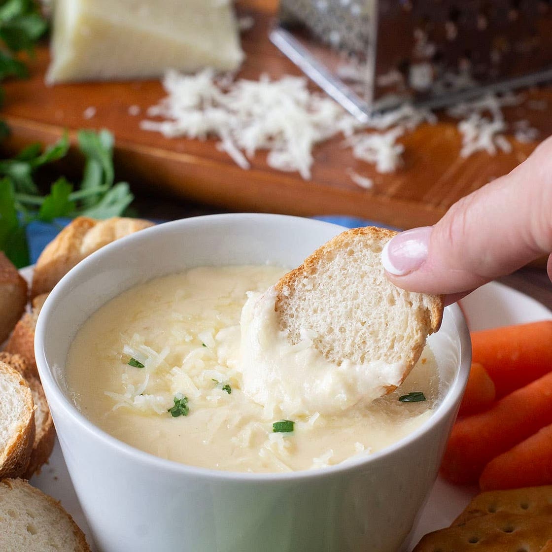 Garlic Parmesan Cream Cheese Dip Recipe