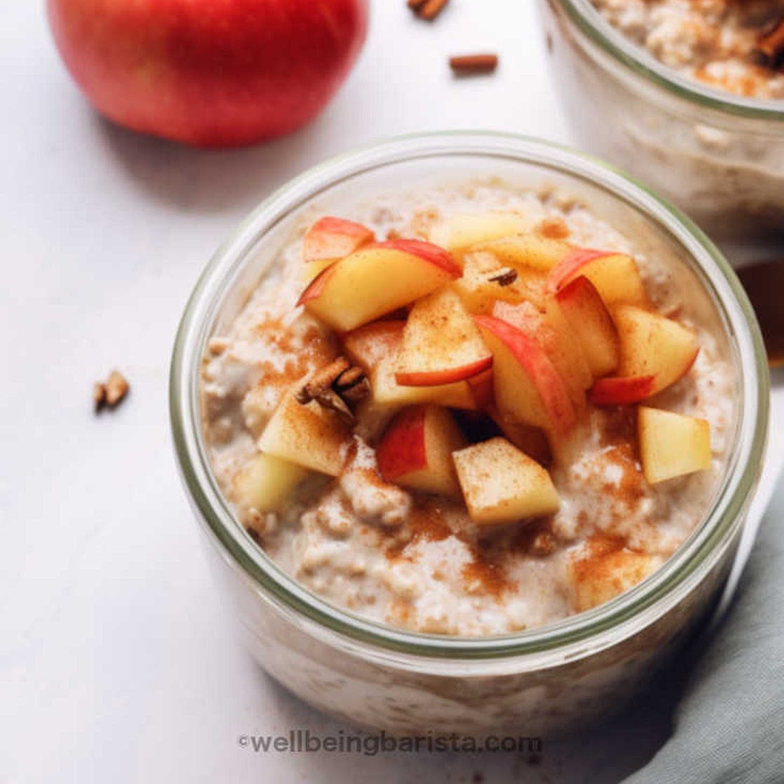 Apple Pie Overnight Oatmeal