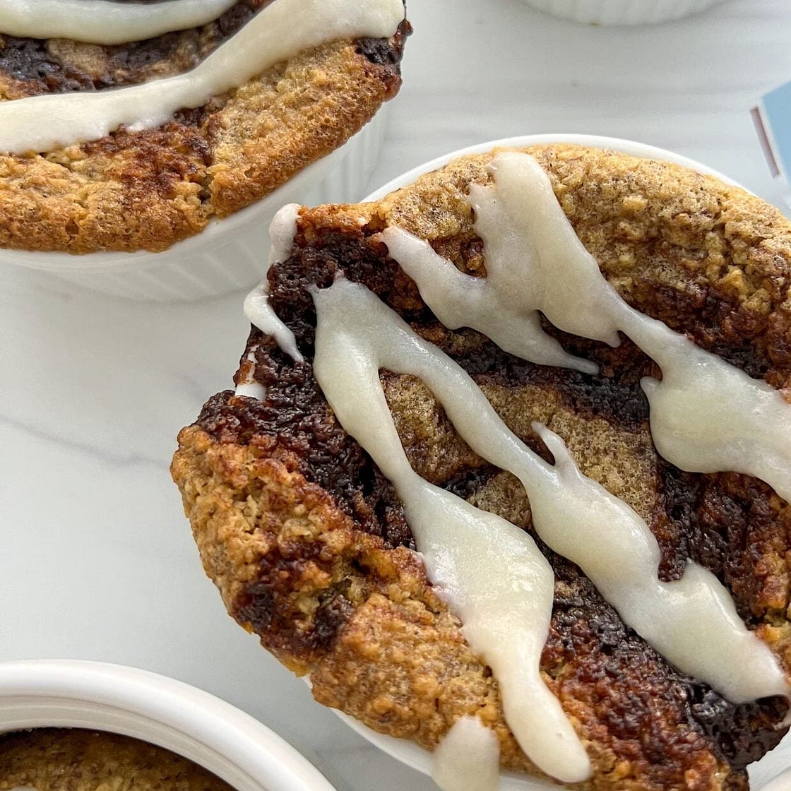 Cinnamon Roll Baked Oatmeal - Single Serve