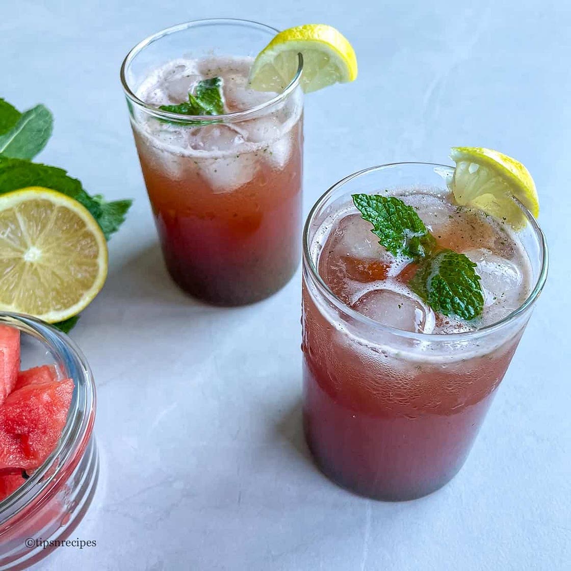 Easy Watermelon Mint Cooler (Refreshing Summer Drink)