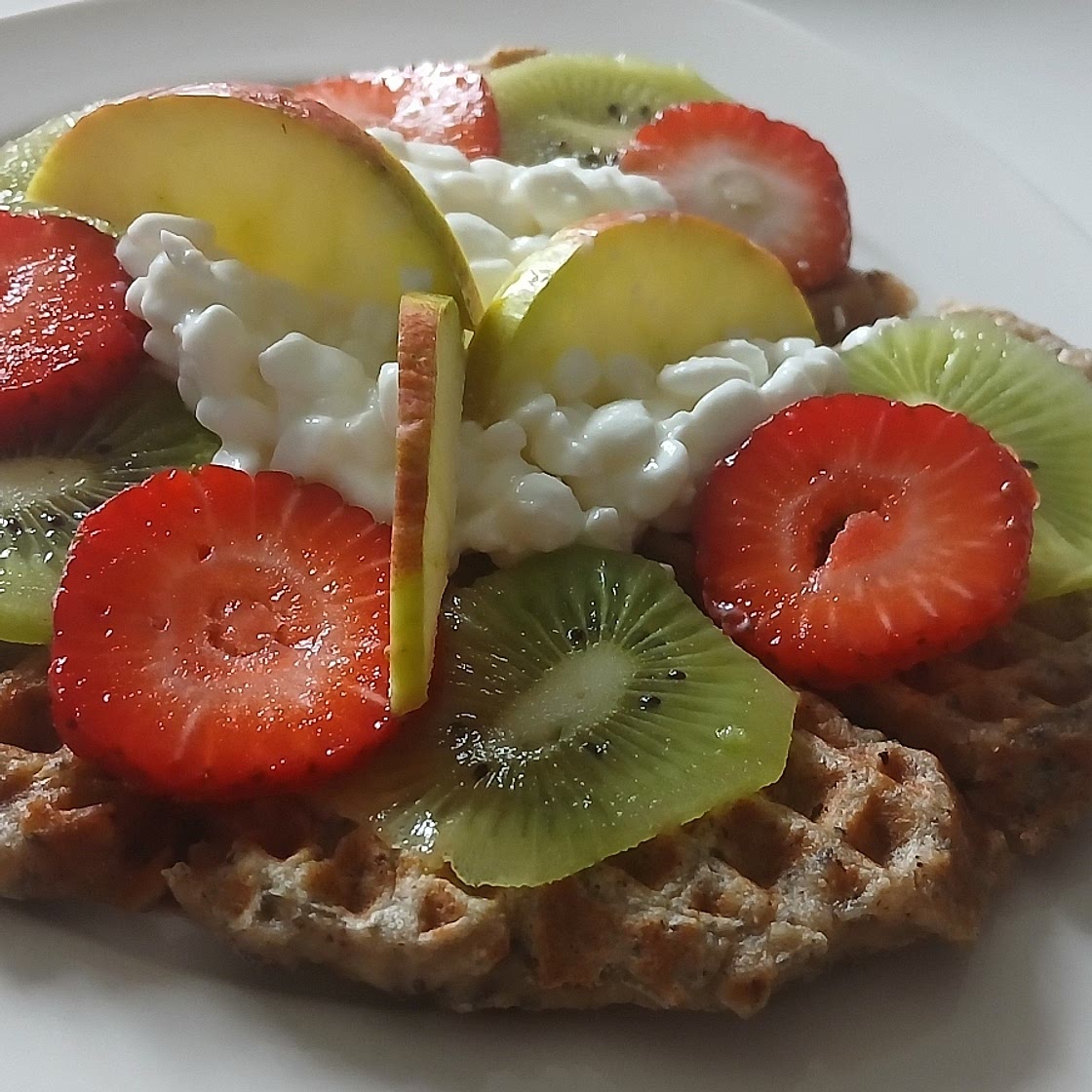 VEGAN PROTEIN PACKED TOFU WAFFLES
