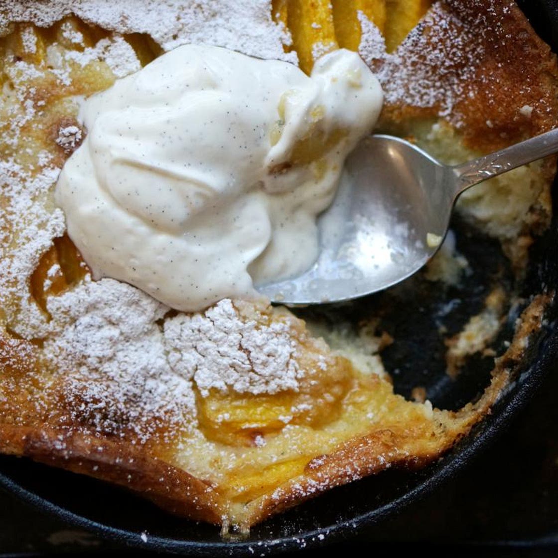 Receita de Clafoutis de pêssego