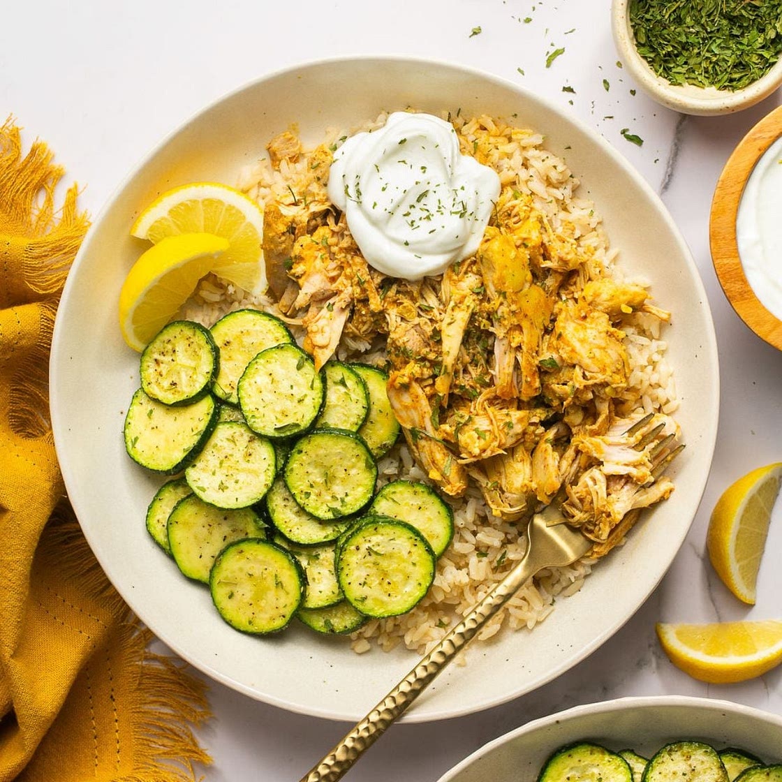 Crock Pot Chicken Shawarma