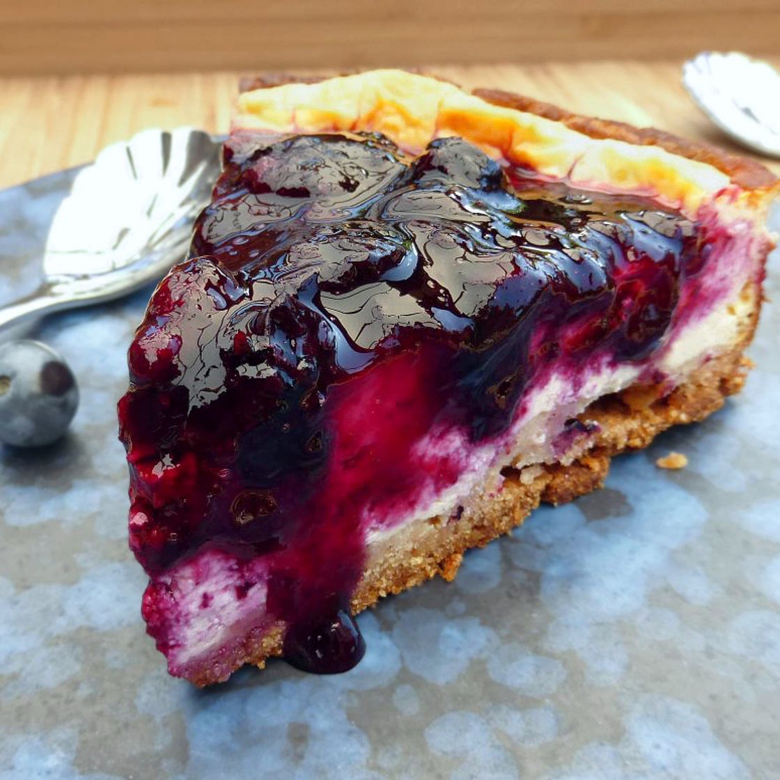 Baked Greek Yoghurt Cheesecake