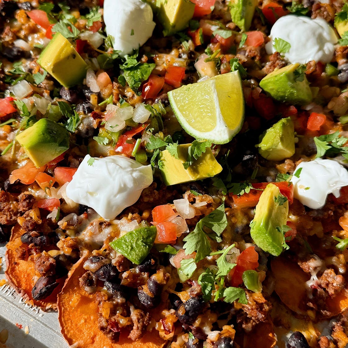 Healthy Sweet Potato Nachos