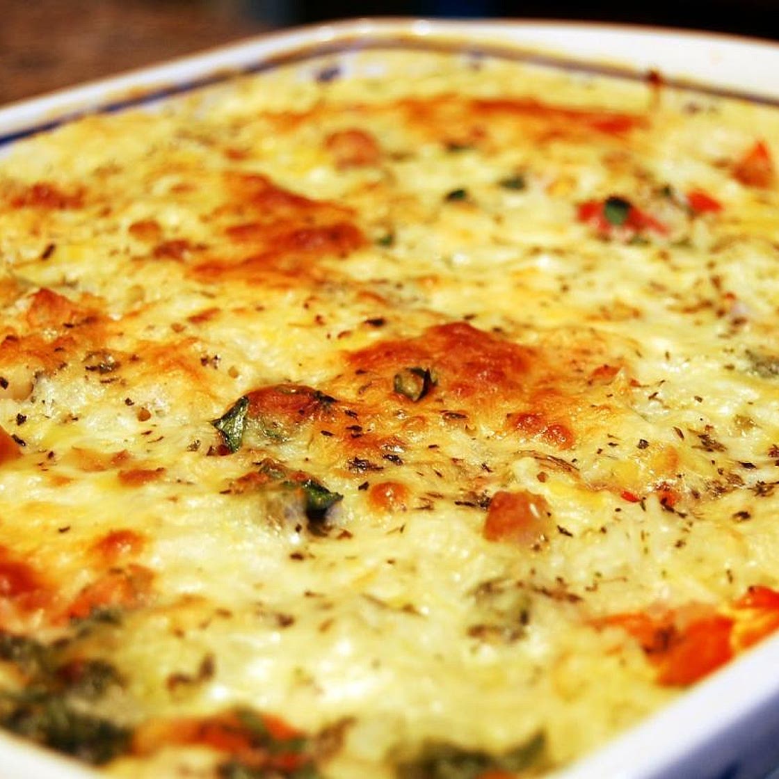 Receita de Arroz de forno simples