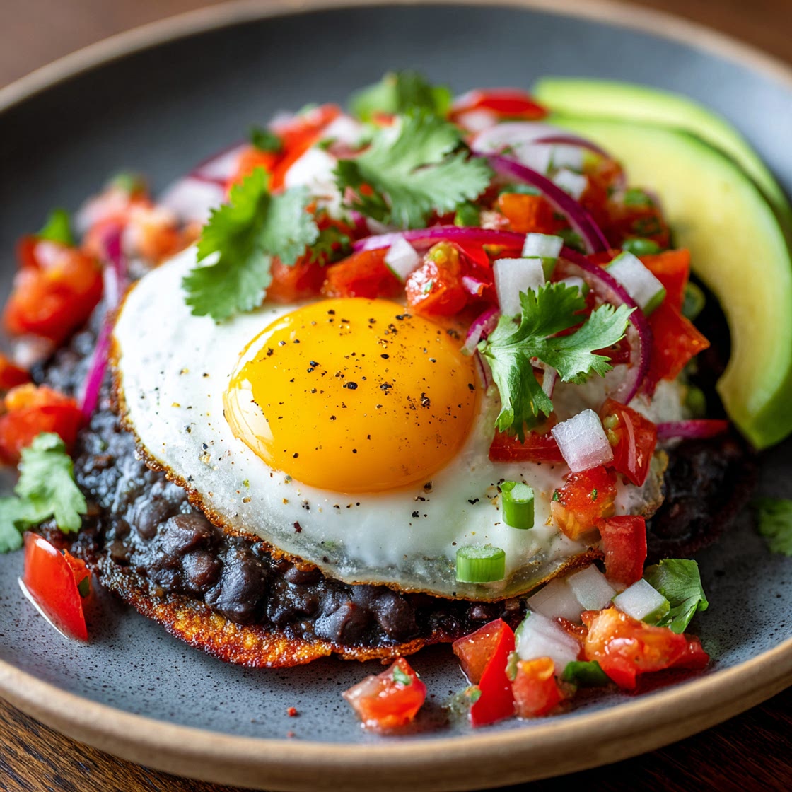 Black Bean Huevos Rancheros