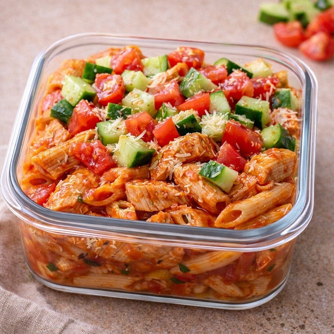 Chicken Pasta Passata Salad