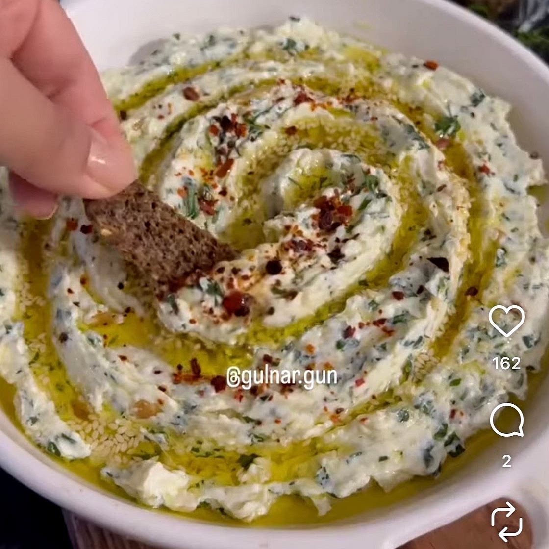 Roasted Garlic and Labneh Dip
