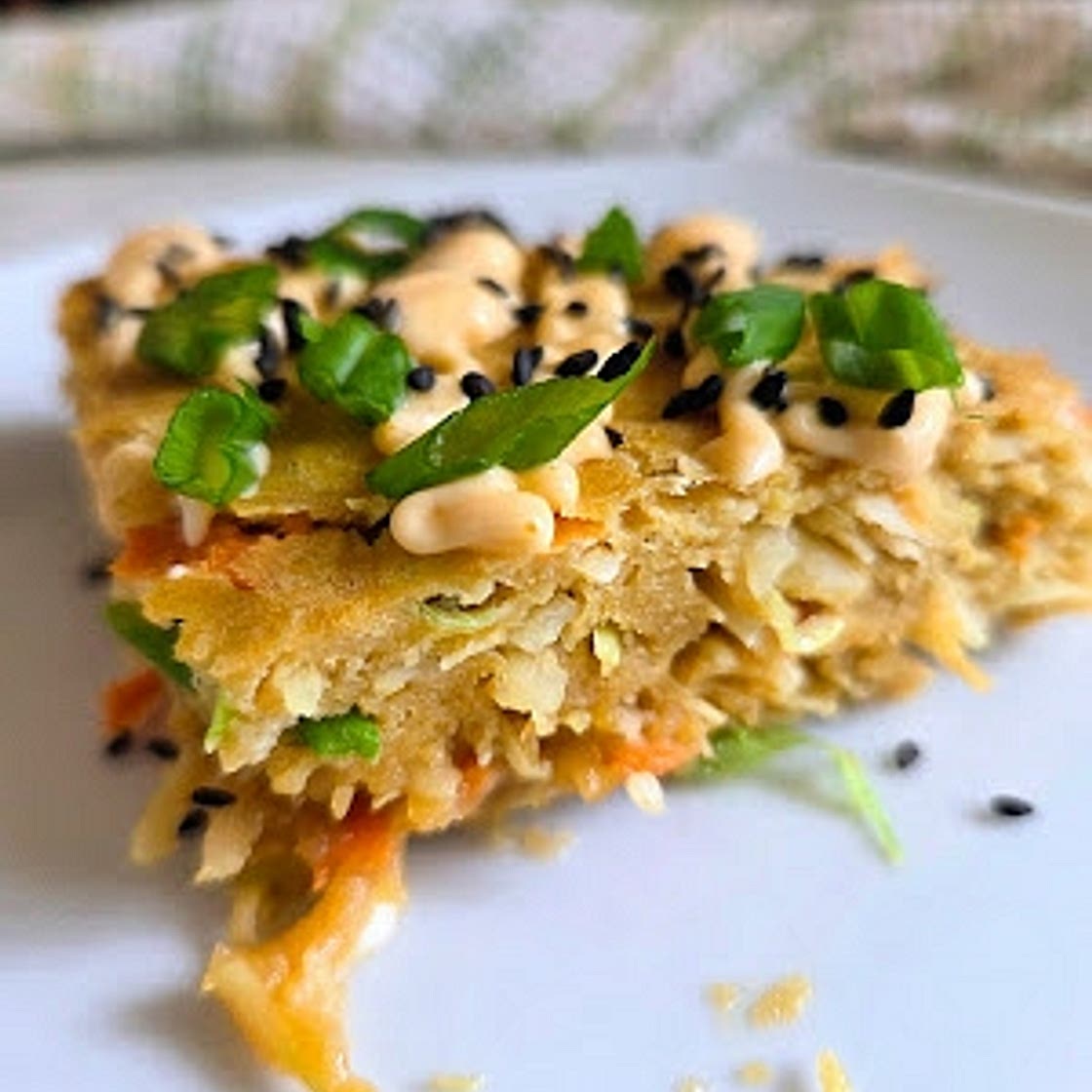 Okonomiyaki Japanese Savory Pancake