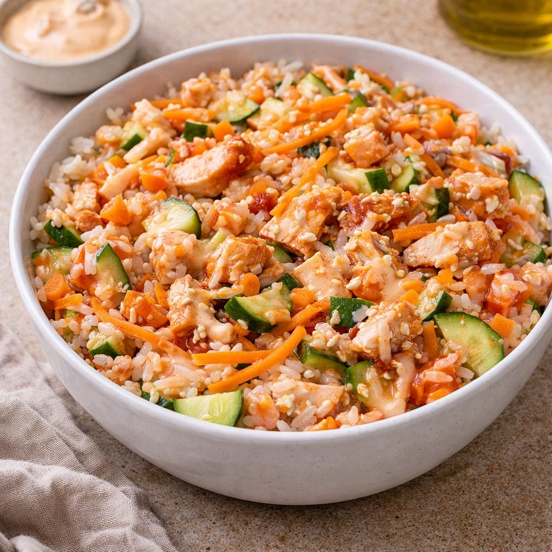 Sweet Chili Chicken Rice Bowl