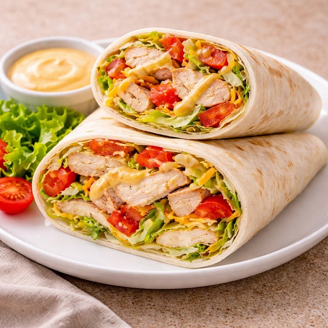 Chicken Wrap Box (Honey Mustard Sauce)