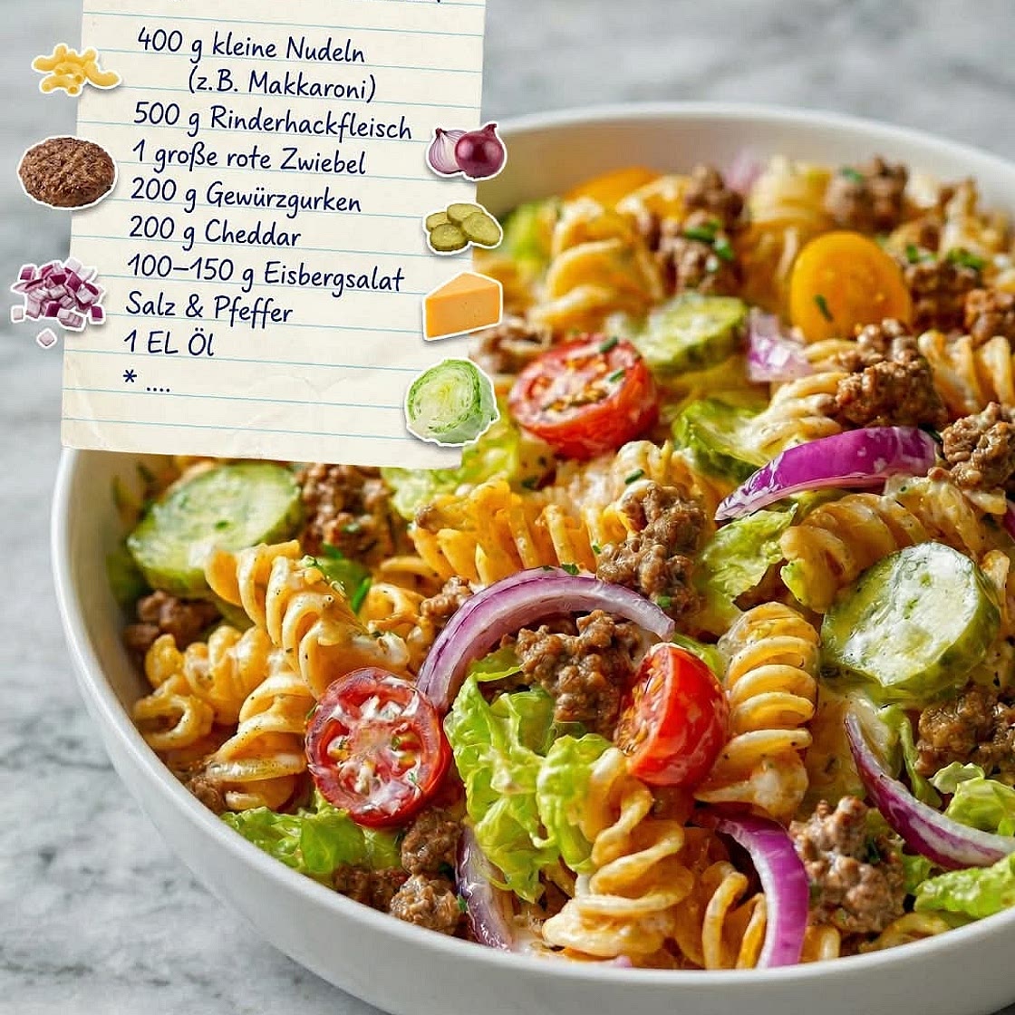 BigMac-Nudel-Salat