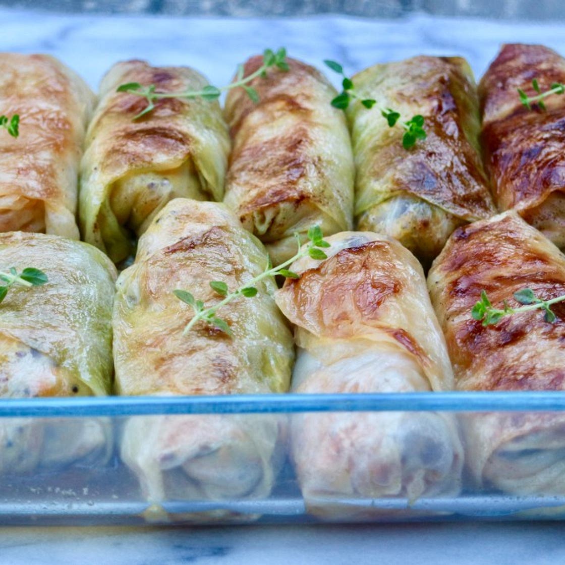 Vegetarian cabbage rolls (Kåldolmar)