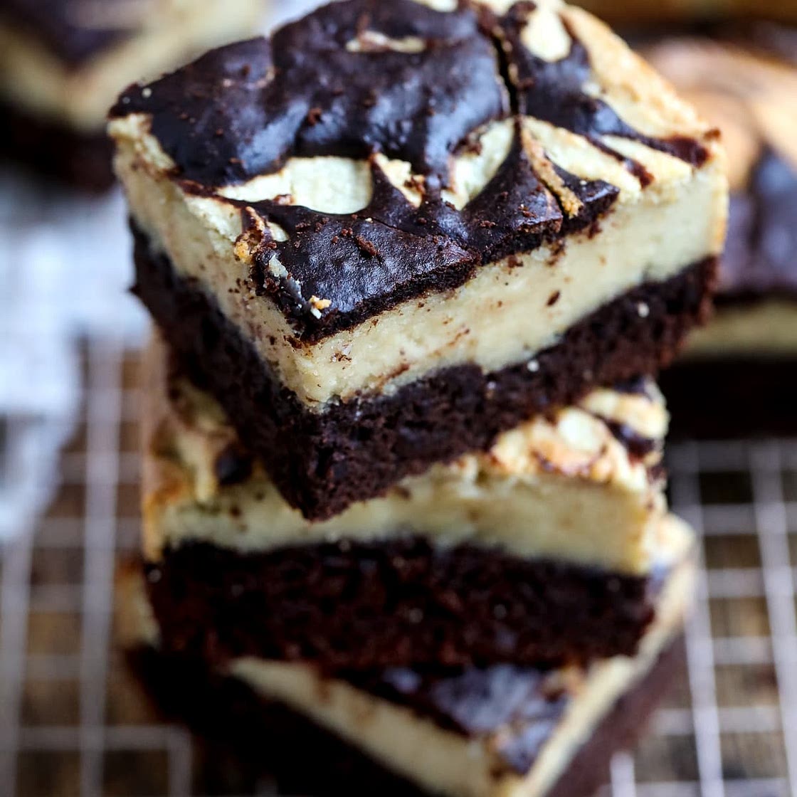Vegan Cheesecake Brownies