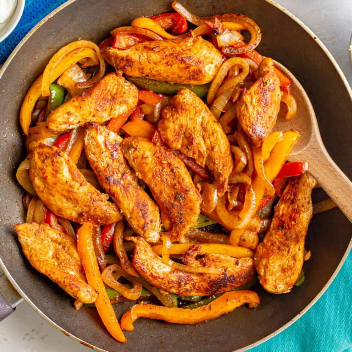 Easy Chicken Fajitas