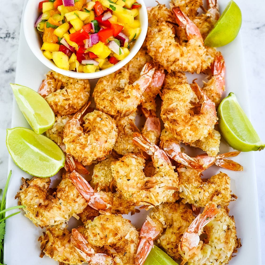 Easy 7 minute Air Fryer Coconut Shrimp Recipe