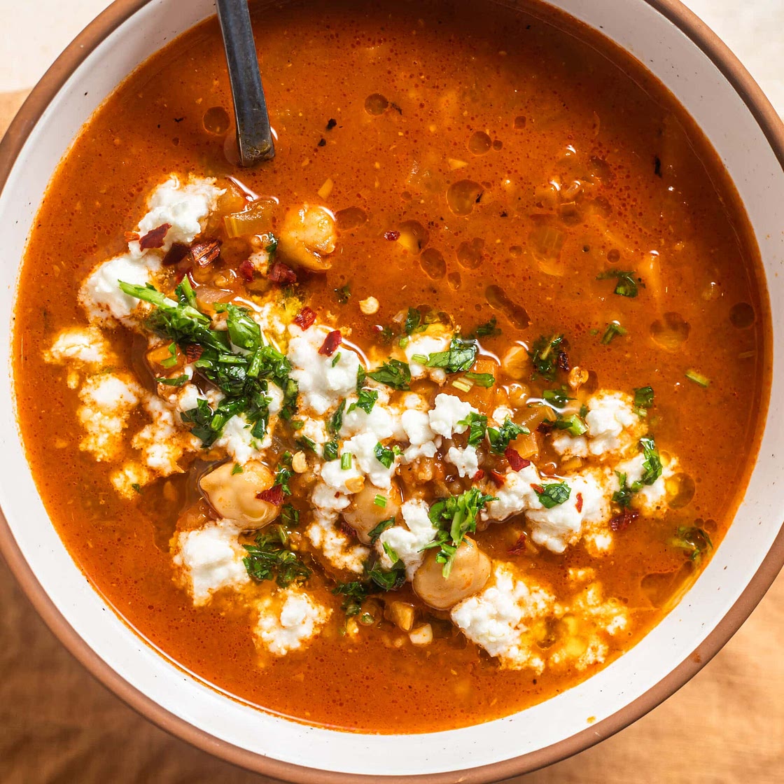 Smoky Mediterranean Chickpea Soup