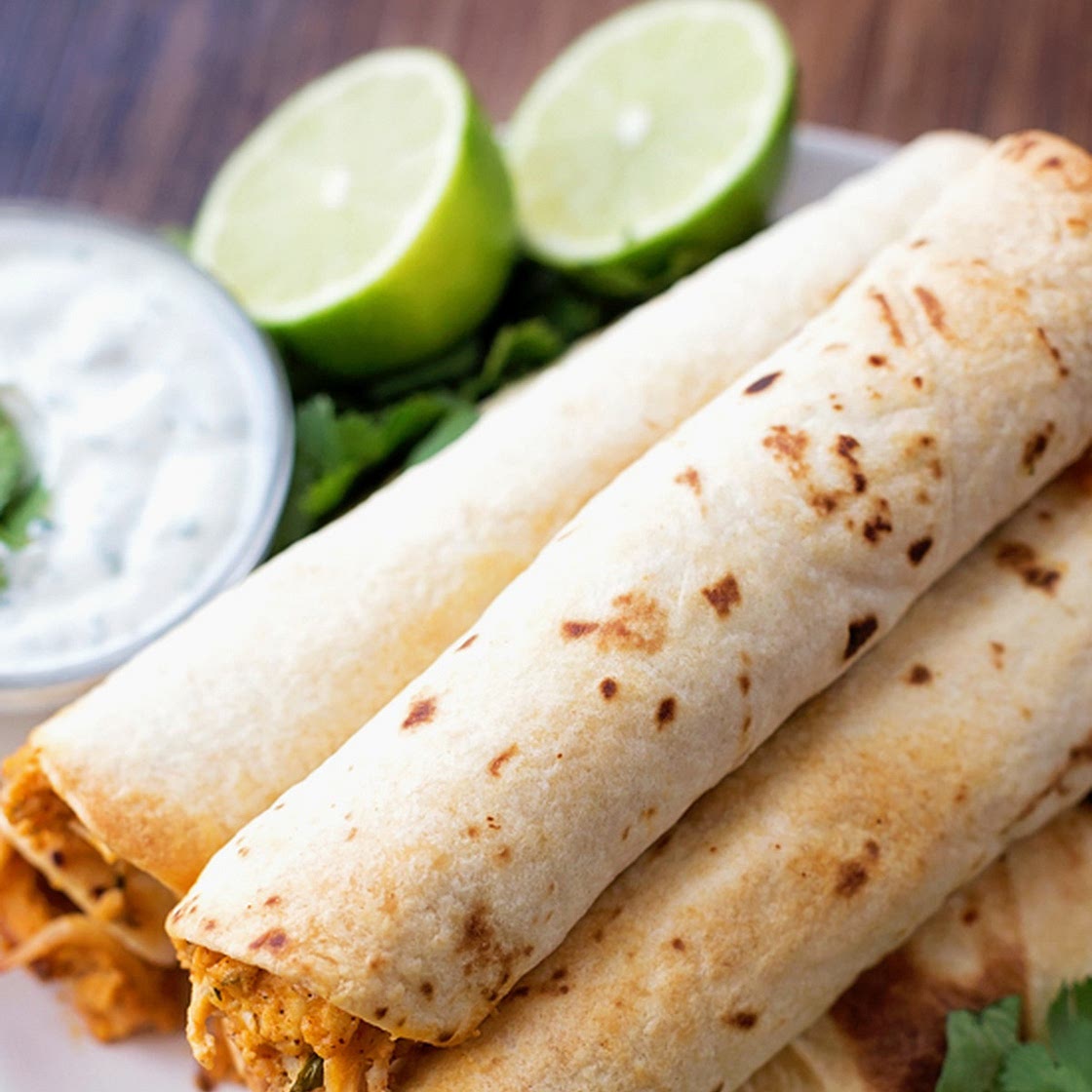 Oven Baked Chicken Taquitos Recipe