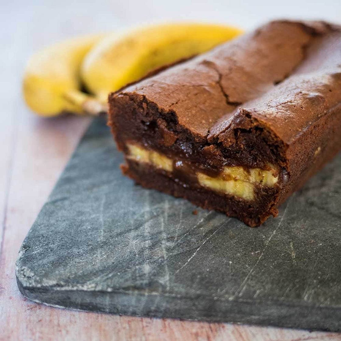Cake chocolat banane