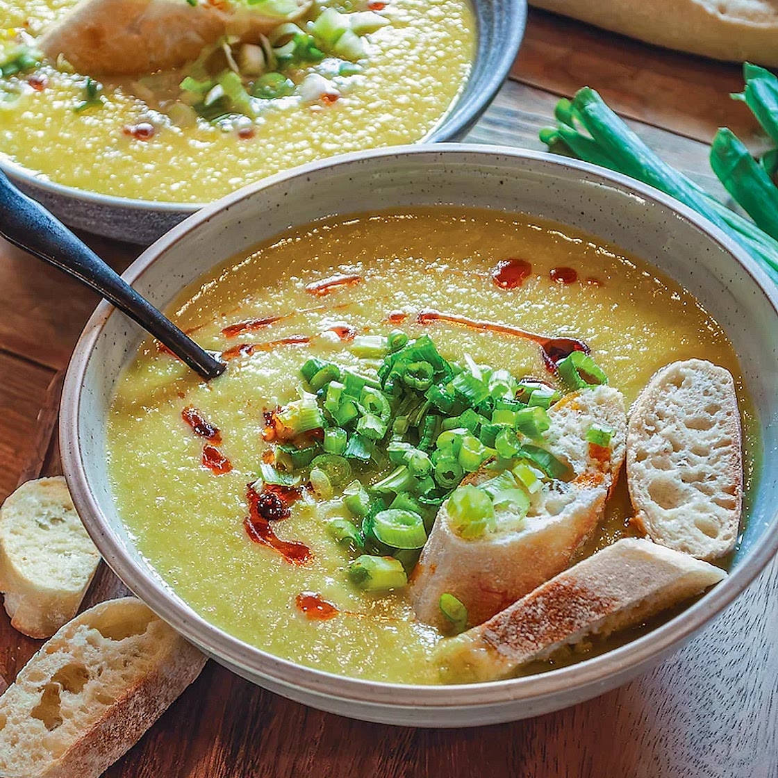 Vegan Spring Onion Soup