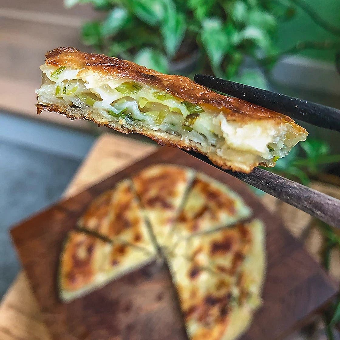 Crispy Scallion Pancakes