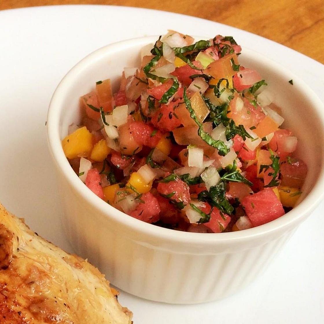 Receita de Pico de gallo tropical