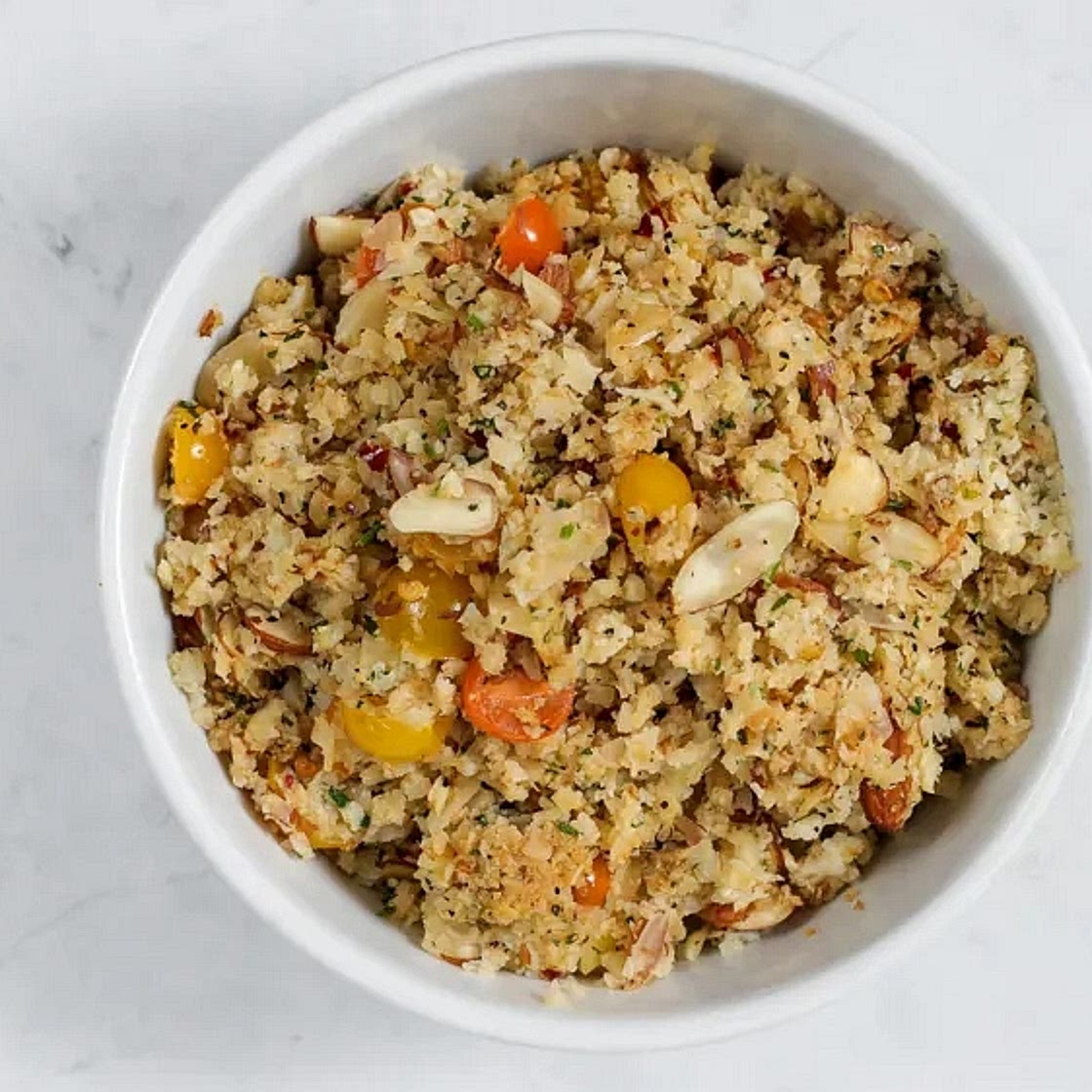 Keto Mediterranean Cauliflower Rice