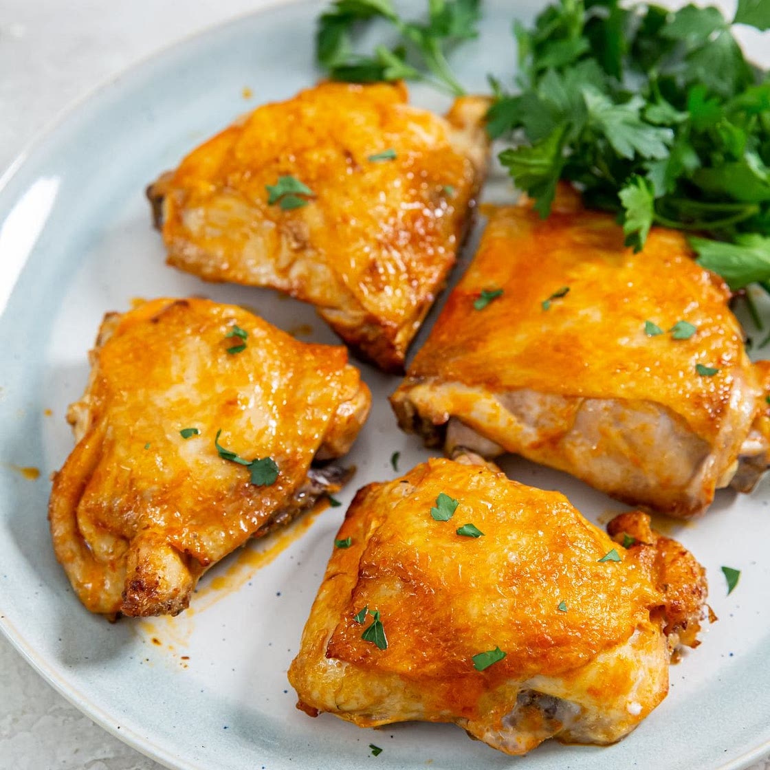 Air Fryer Buffalo Chicken Thighs