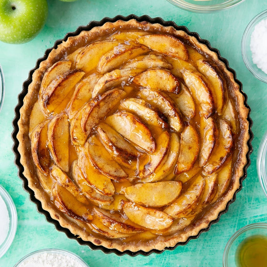 Apple Custard Tart