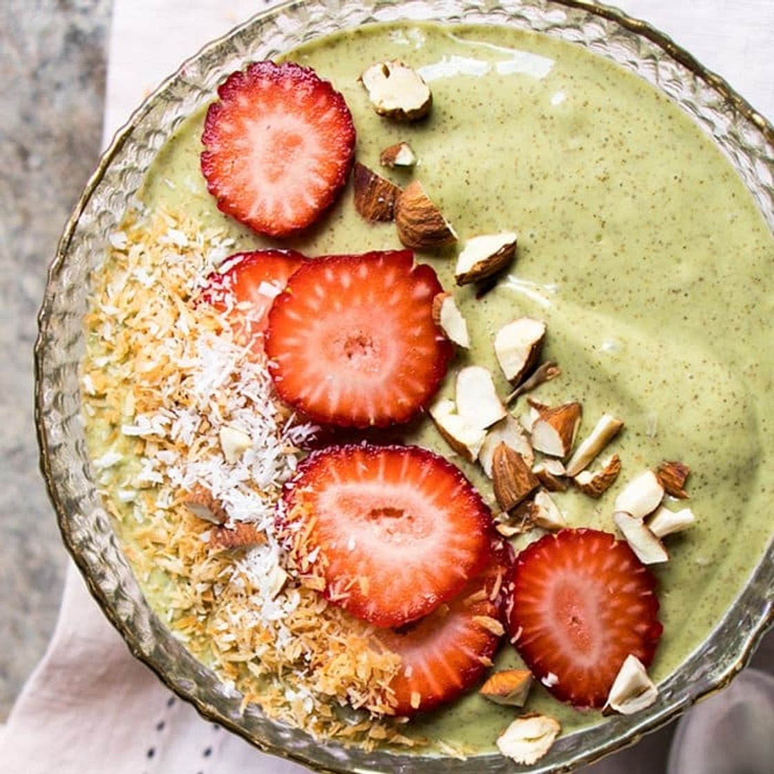 (Overnight!) Paleo & Keto Matcha Breakfast Bowl