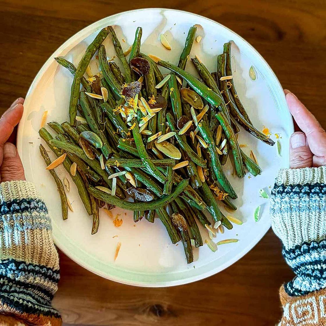 Balsamic Roasted Green Beans